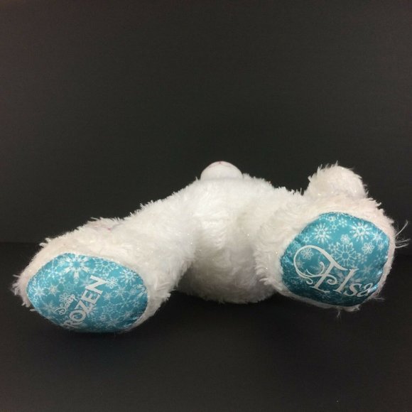 Build A Bear Disney Frozen Princess Elsa Plush 17" White Sparkle Stuffed Animal - Picture 10 of 12